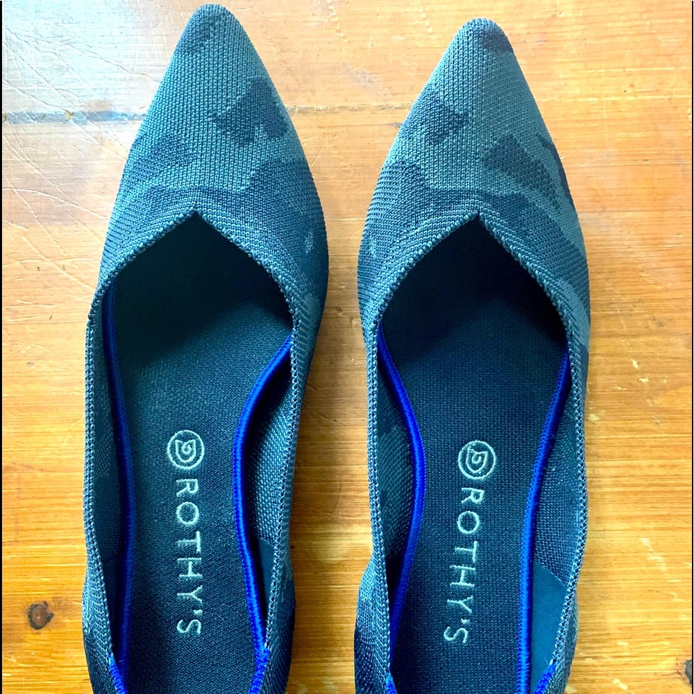 Rothy’s Grey Camo Point, Size 11